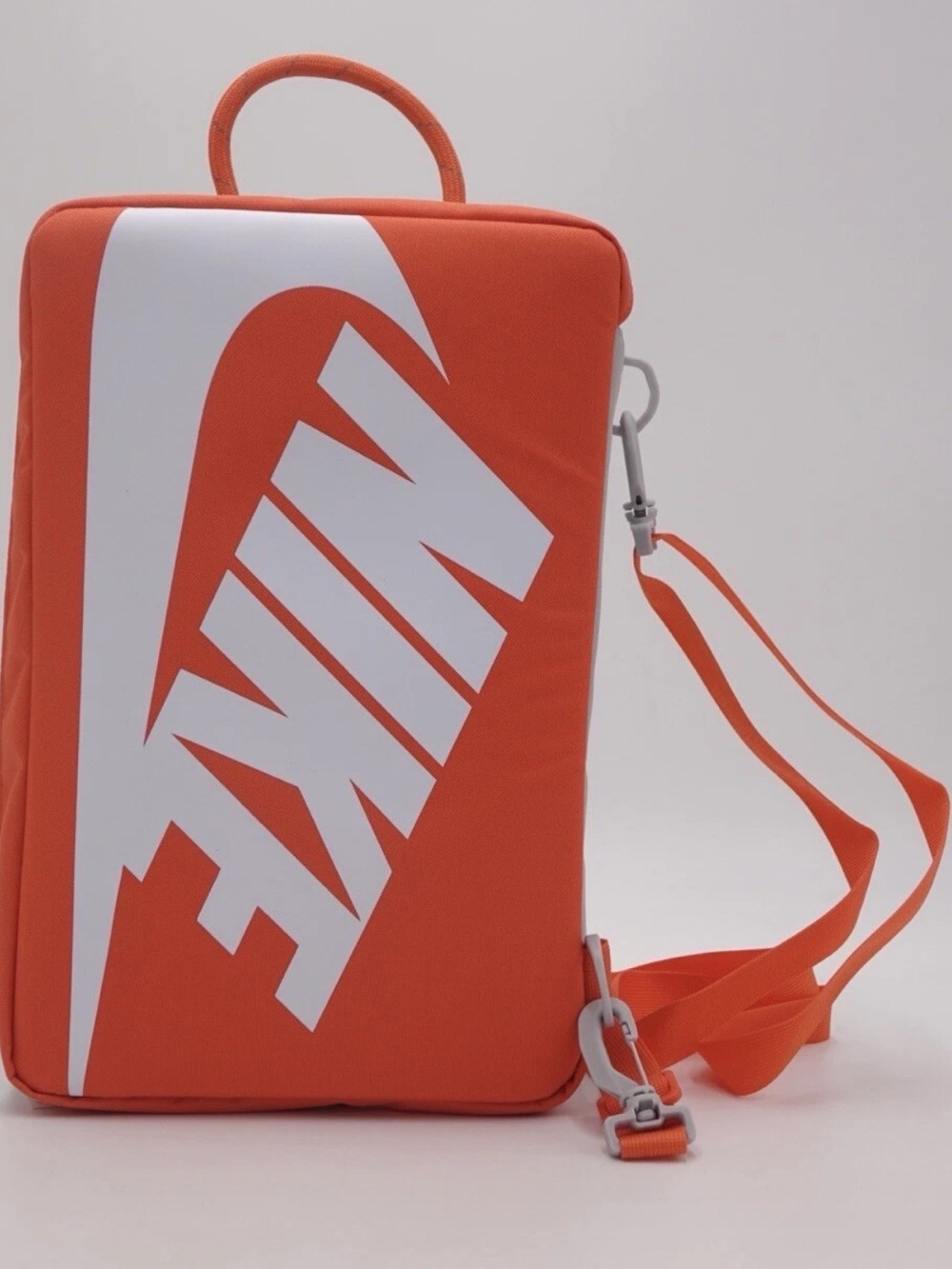 Nike Sportswear Shoe Box Bag - Orange/White NEW